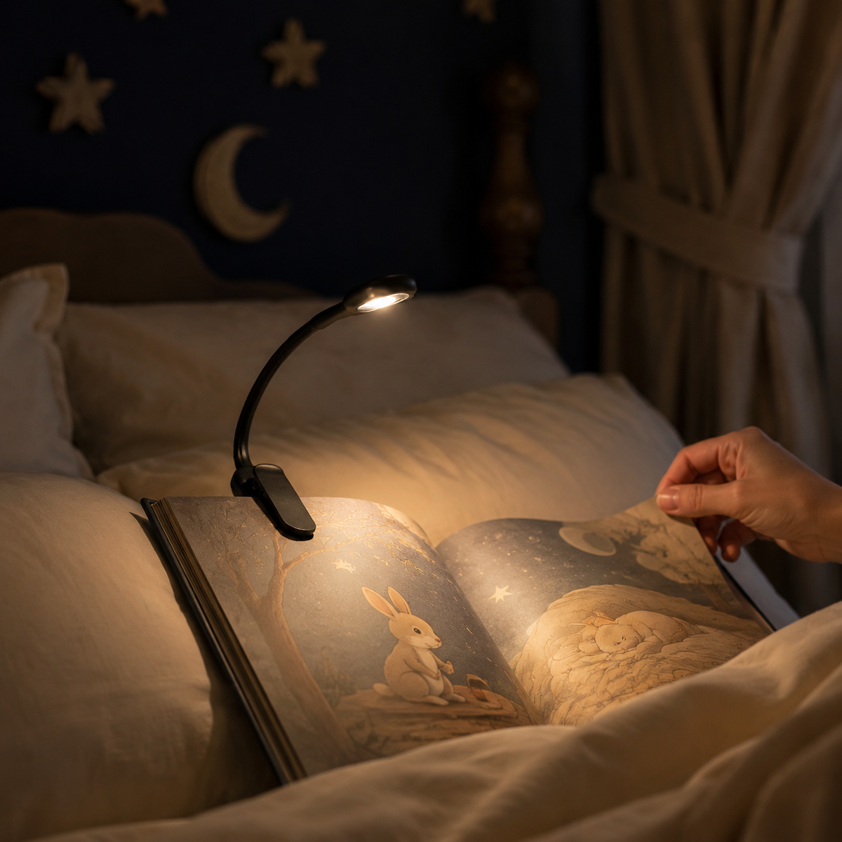 StoryLight™-מנורת הקריאה שתהפוך את ההקראה בחושך לקלה